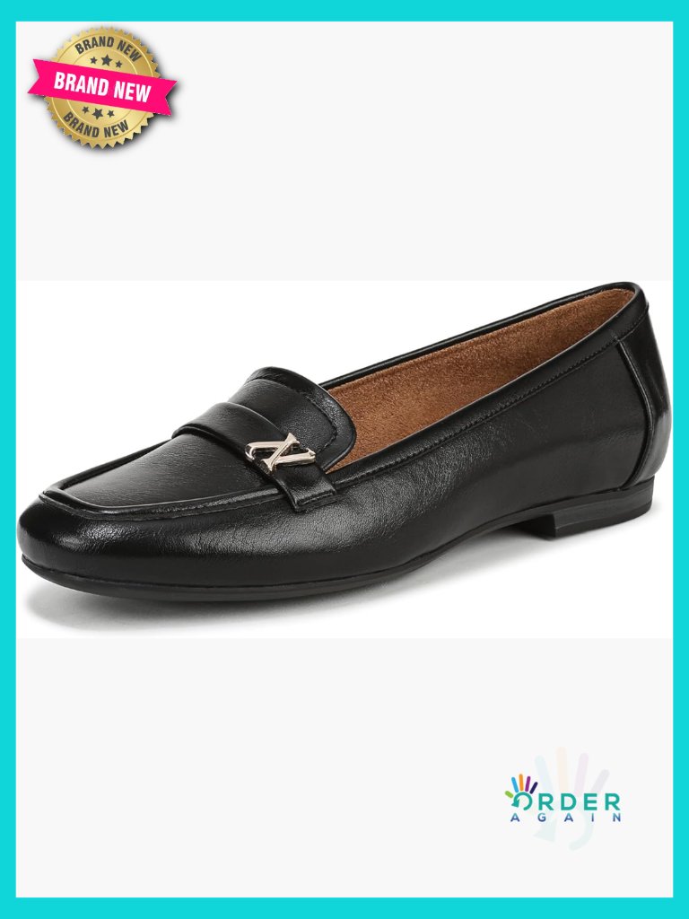 Women's Square Toe Loafer Shoes Slip On Casual Work Flats Comfort